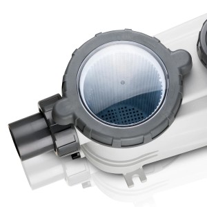 Gre Poolpumpe, 550 W, mit Vorfilter für Sandfilteranlagen. Detailansicht.
