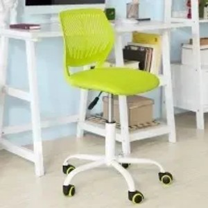 SoBuy Schreibtischstuhl Kinderstuhl Drehstuhl Höhenverstellbar Grün FST64-GR