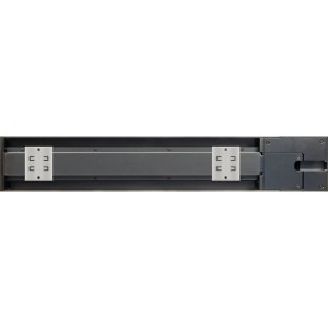Schwaiger Stromschiene MSLS0500, 50cm, schwarz, zur flexiblen Stromversorgung. Detailansicht.