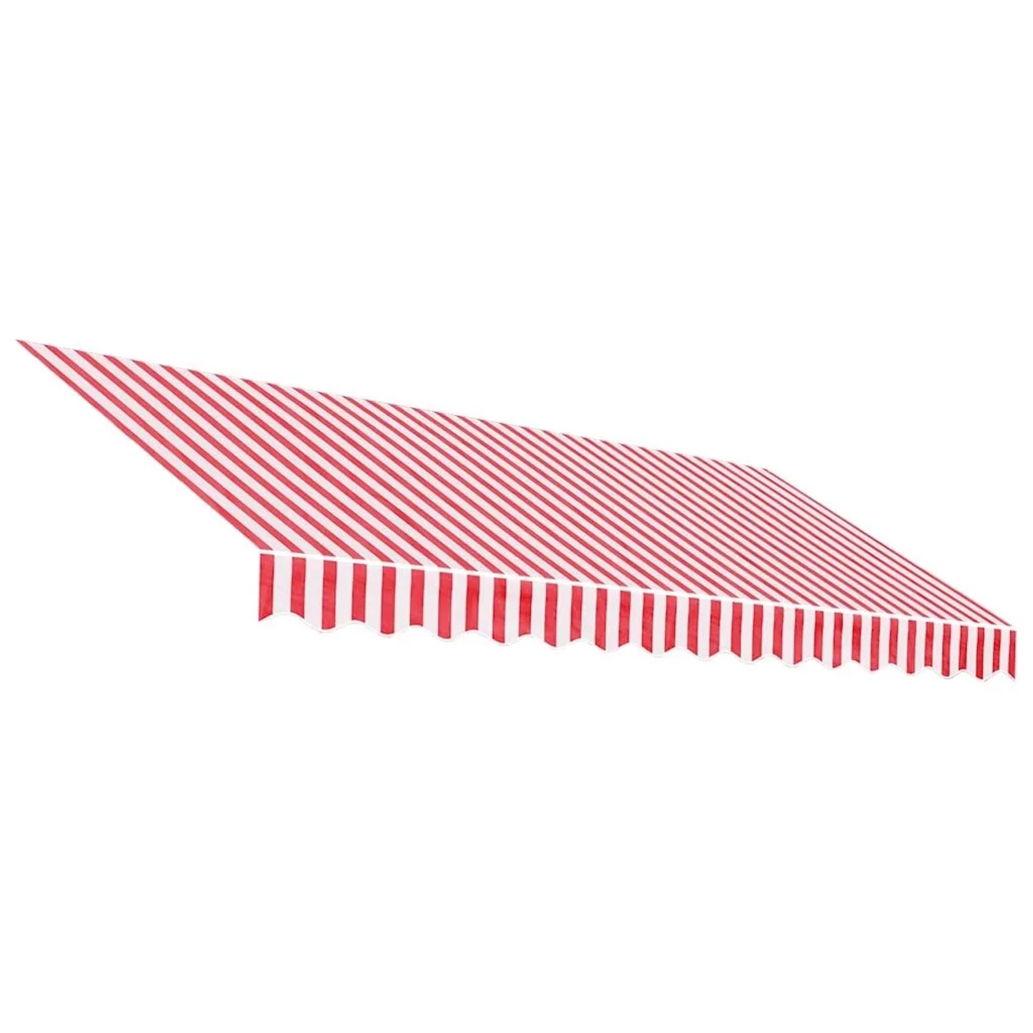 Furnicato Markisenbespannung Rot Und Weiß Gestreift 35x25 M