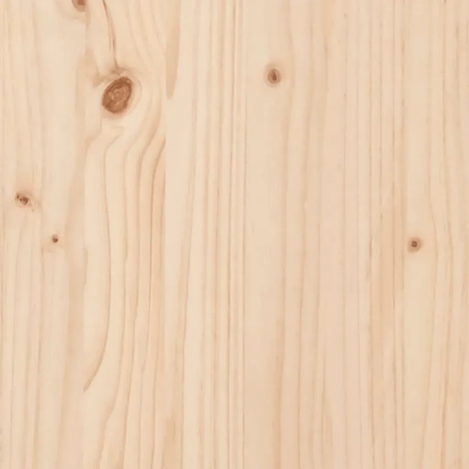 Detailaufnahme von unbehandeltem Kiefernholz für vidaXL Hochbett mit Schreibtisch.