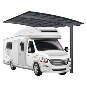 Ximax Runddach-Einzelcarport Portoforte Caravan Typ 60 Standard Schwarz