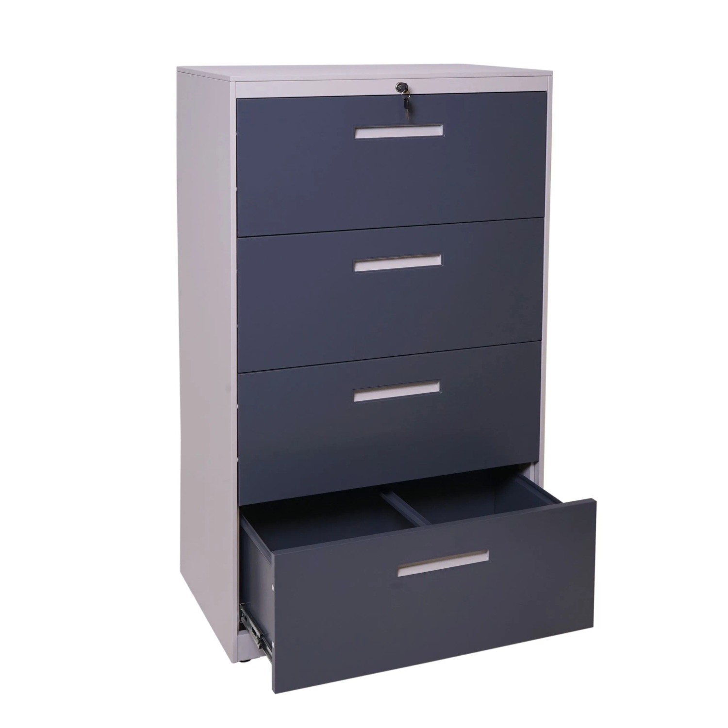 MCW Hängeregisterschrank A10 Abschließbar A4 132x76x46cm Grau-dunkelgrau