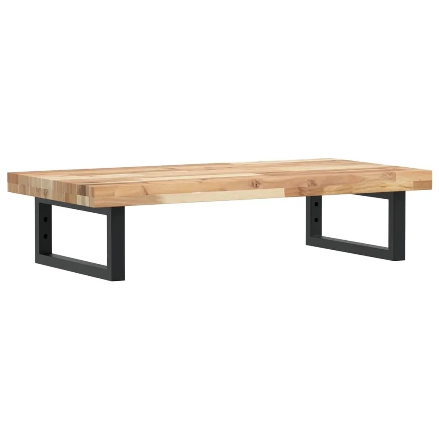 vidaXL Waschbeckenregal Wandmontage Stahl und Akazienholz 3302693
