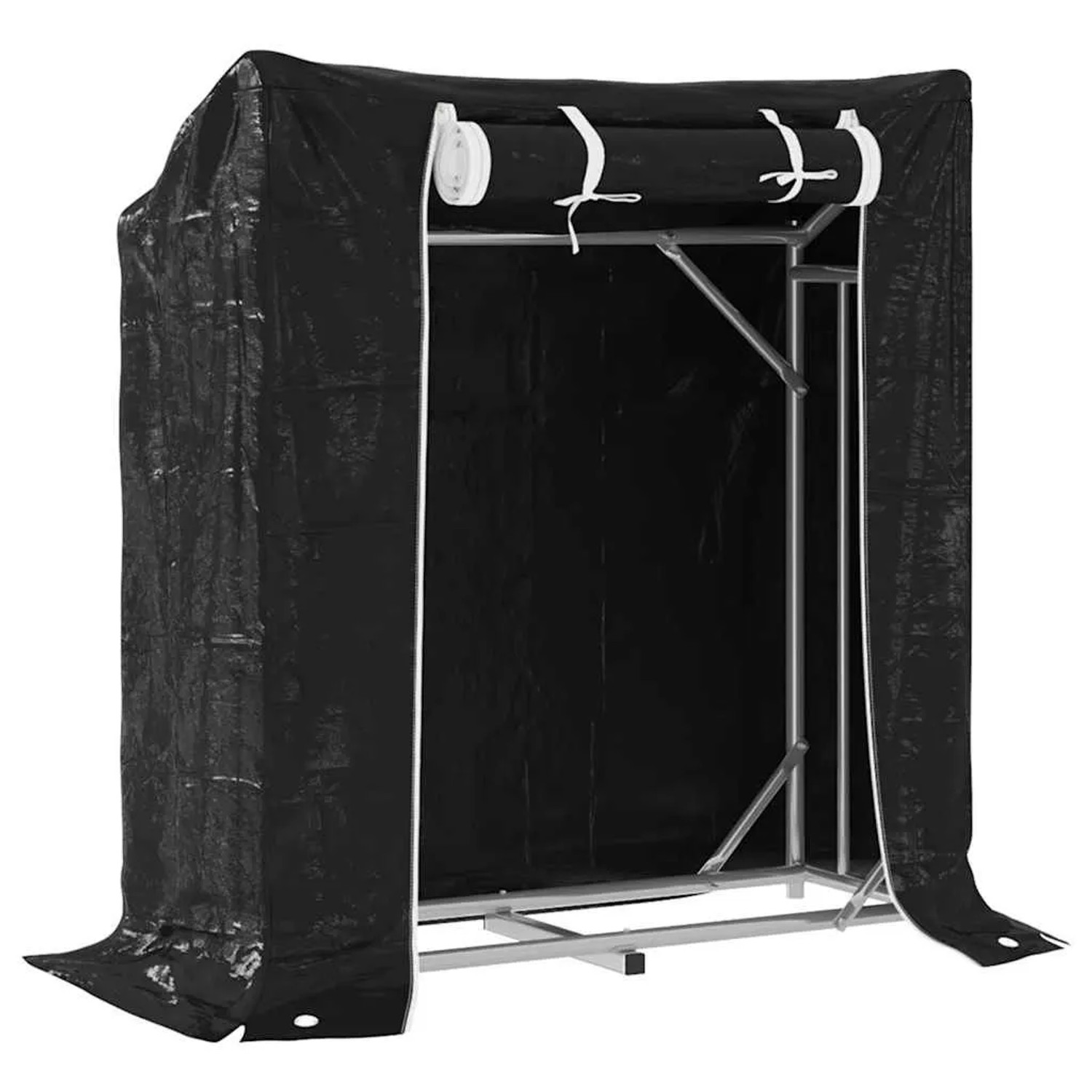 vidaXL Brennholzregal mit Regenschutz 100,5x40,5x110,5 cm 4104936