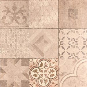 EHL Terrassenplatte Mosaik 60 cm x 60 cm x 4 cm Braun-Beige