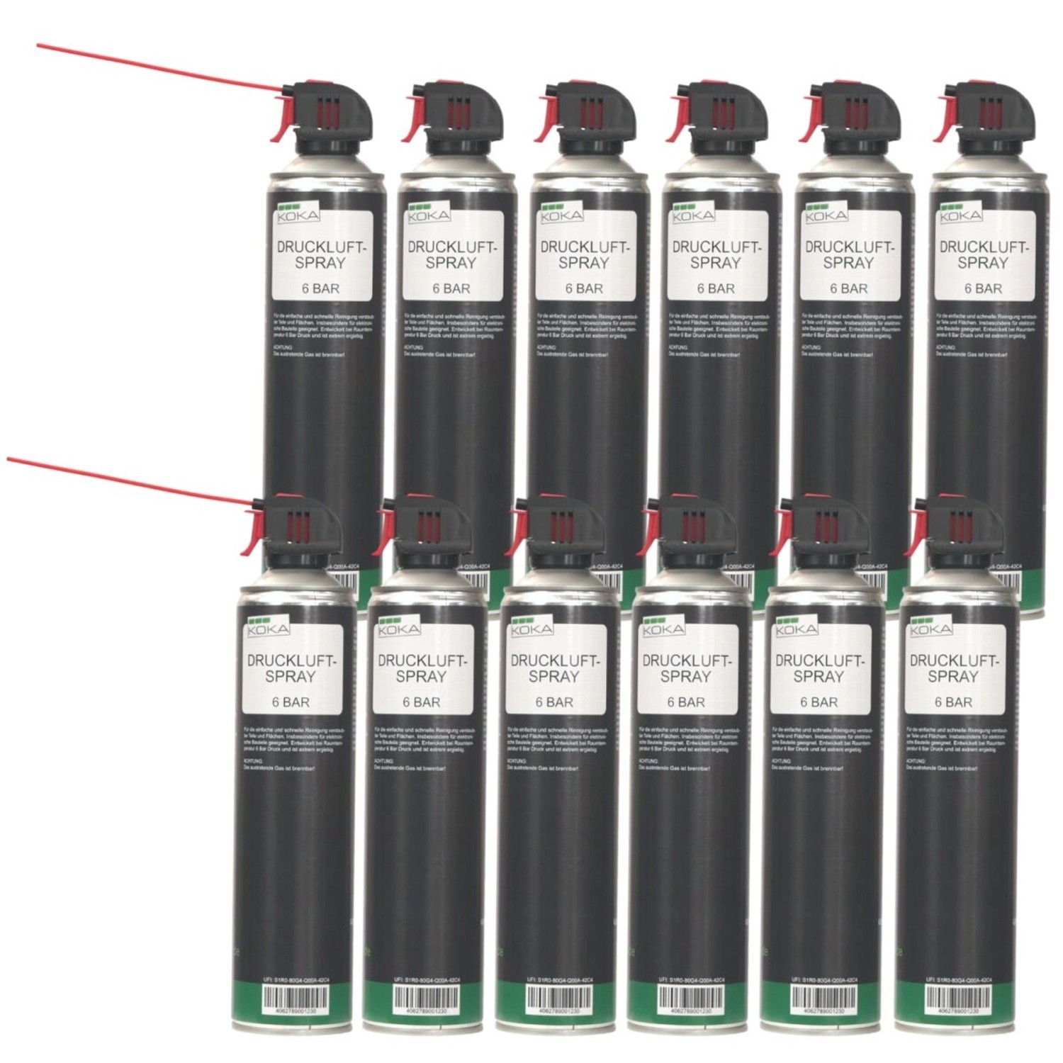 KOKA 12x Druckluftspray 6 Bar günstig online kaufen