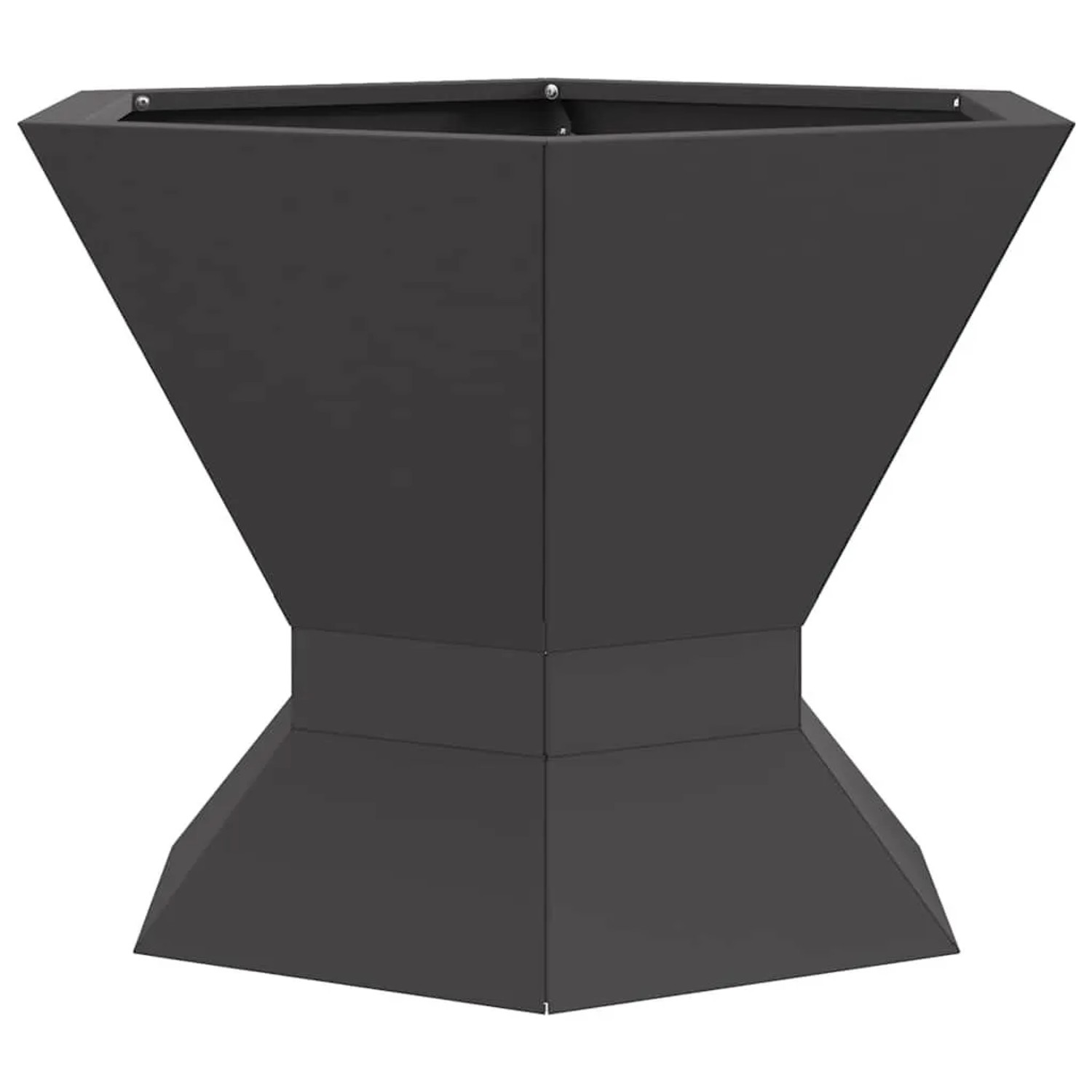 vidaXL Feuerstelle Schwarz 50 x 50 x 40 cm Stahl 858960