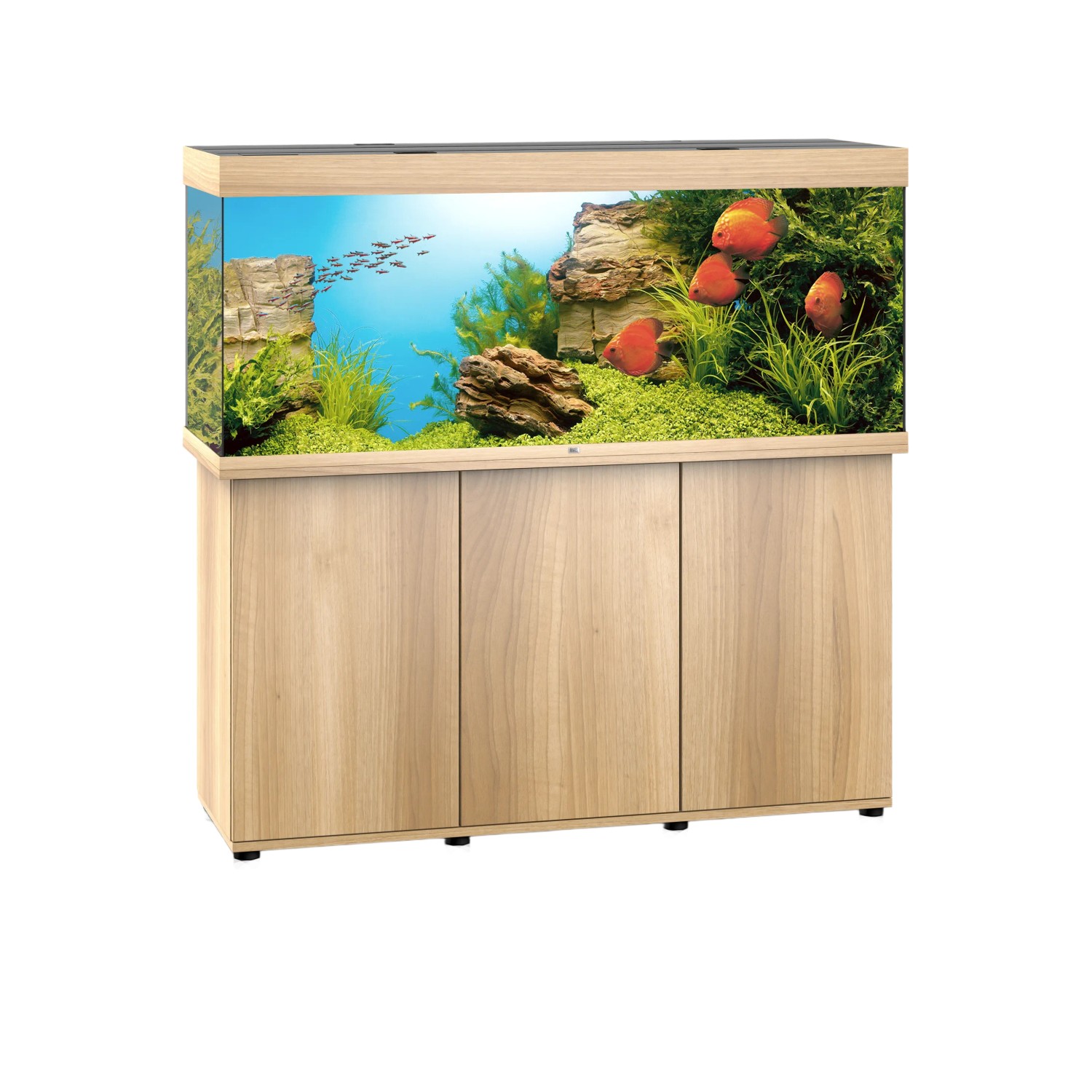 Juwel LED-Aquarium-Kombination Rio 450 Helles Holz 450,