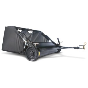 MTD Anhänge-Rasenkehrer/Laubkehrer für Rasentraktoren, 107 cm Arbeitsbreite, mit großem Fangkorb.