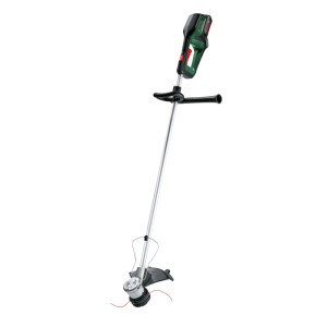 Bosch Akku-Rasentrimmer AdvancedGrassCut 36V-33 Solo, grün-schwarz, mit Doppelfaden und Schutzbügel für präzises Trimmen.