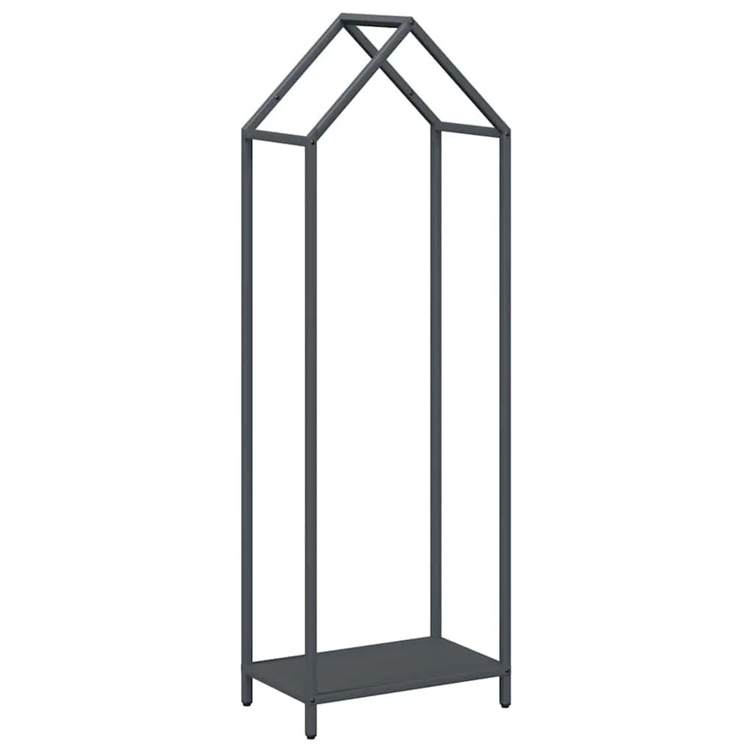 vidaXL Brennholzregal Anthrazit 40x25x120 cm Kaltgewalzter Stahl 864301