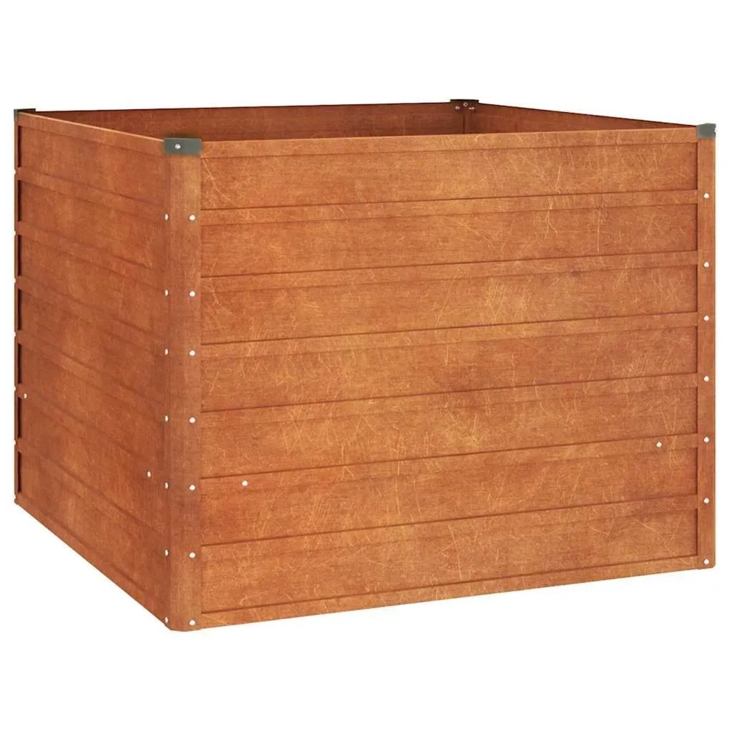 Furnicato Hochbeet Rostig 100x100x77 Cm Cortenstahl