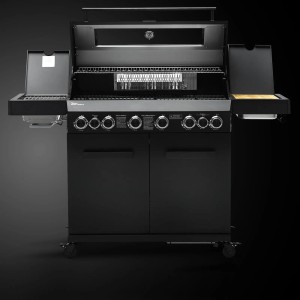 Taino Platinum Yamara Dark 6+2 Gasgrill aus Stahl mit 4 Brennern, Sear- und Backburner.