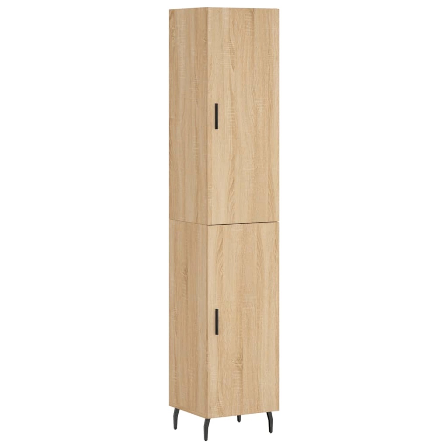 vidaXL Highboard Sonoma-Eiche 34,5x34x180 cm Holzwerkstoff 3198804 günstig online kaufen