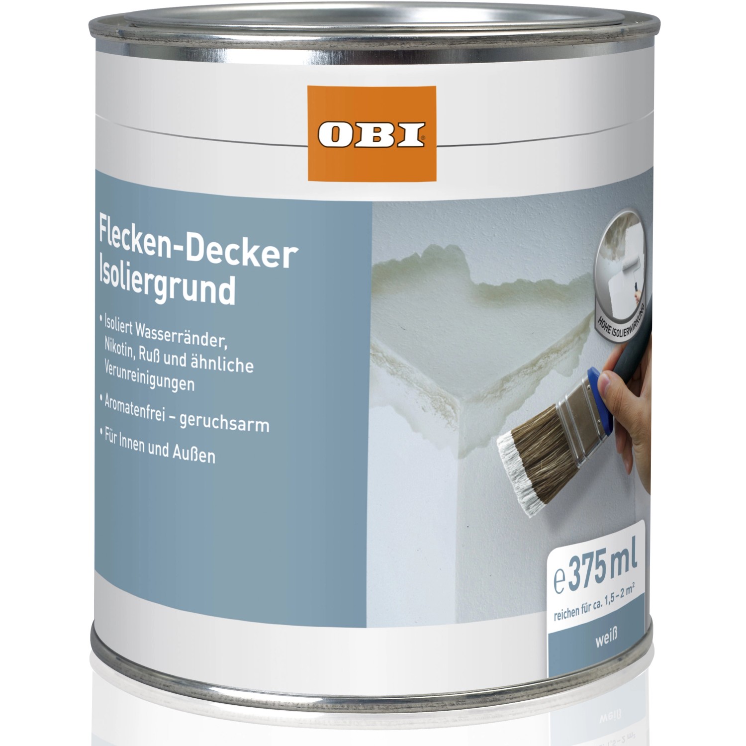 OBI Flecken-Decker Isoliergrund Weiß matt 375 ml