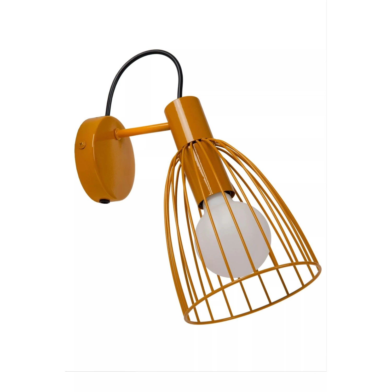 Licht-Erlebnisse Leselampe Wand Kinder 15 CM Breit Klein Metall In Gelb E27