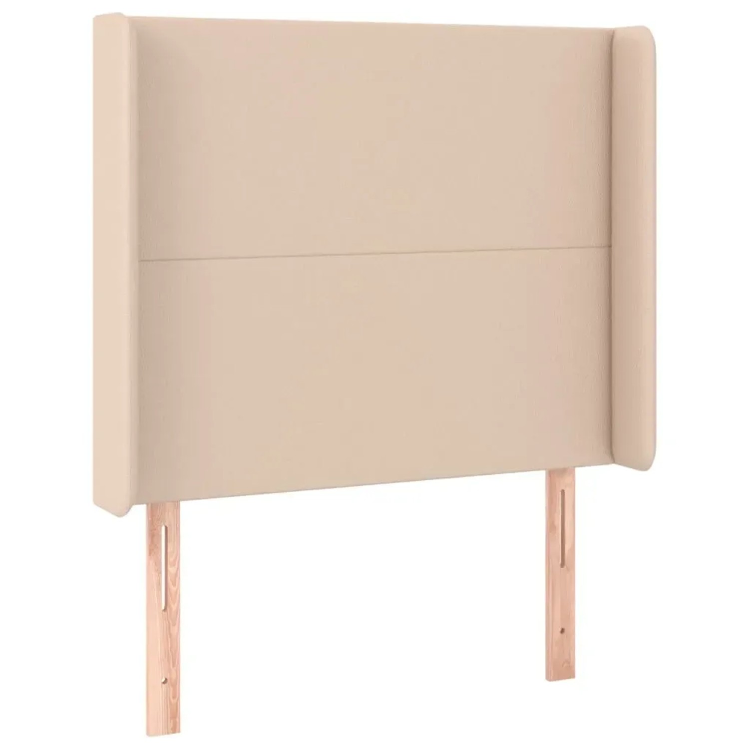 vidaXL LED Kopfteil Cappuccino-Braun 93x16x118/128 cm Kunstleder 3123851