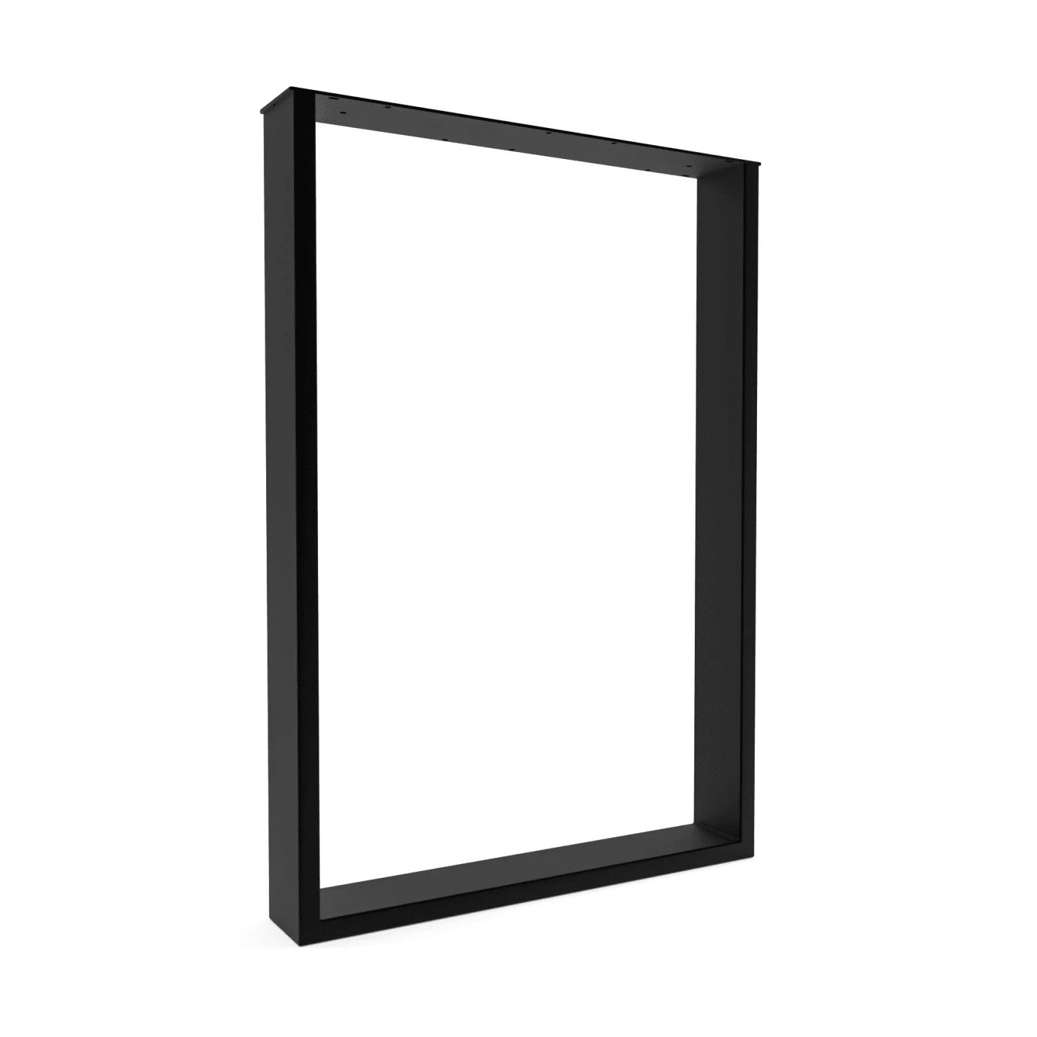HEVVA Tischkufe BASEL 50 cm Tief 72 cm Höhe 1x Bein Schwarz