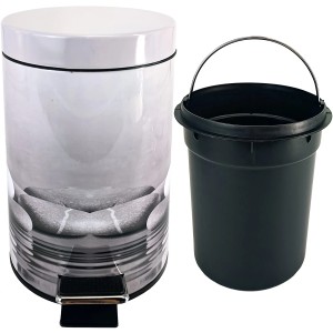 SANILO Kosmetikeimer Vanesa mit Steindesign und herausnehmbarem Inneneimer.