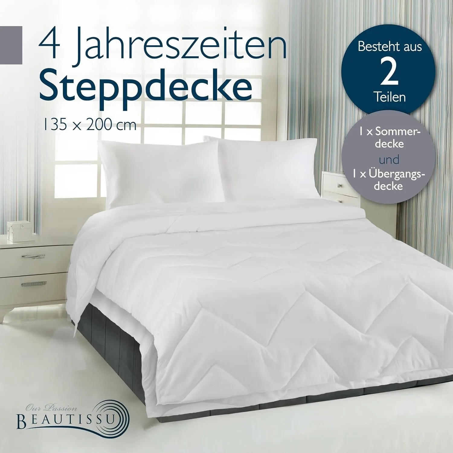 Beautissu BeauNuit FS Bettdecke 135x200cm 4 Jahreszeiten_2