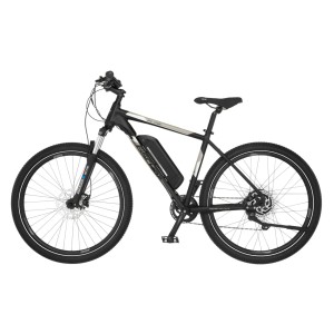 Schwarzes Fischer E-Bike Montis EM 1726 mit 557 Wh Akku und 48 cm Rahmen.
