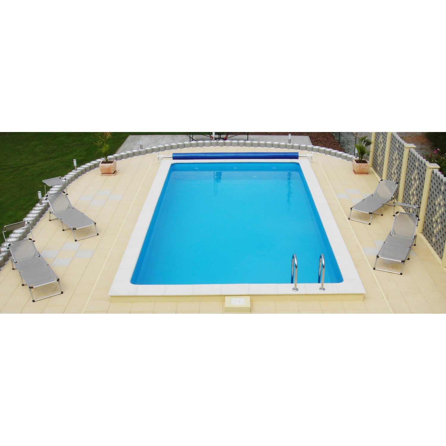 Steinbach Styropor Pool-Set Eco 3 Einbaubecken 800 cm x 400 cm x 150 cm ...