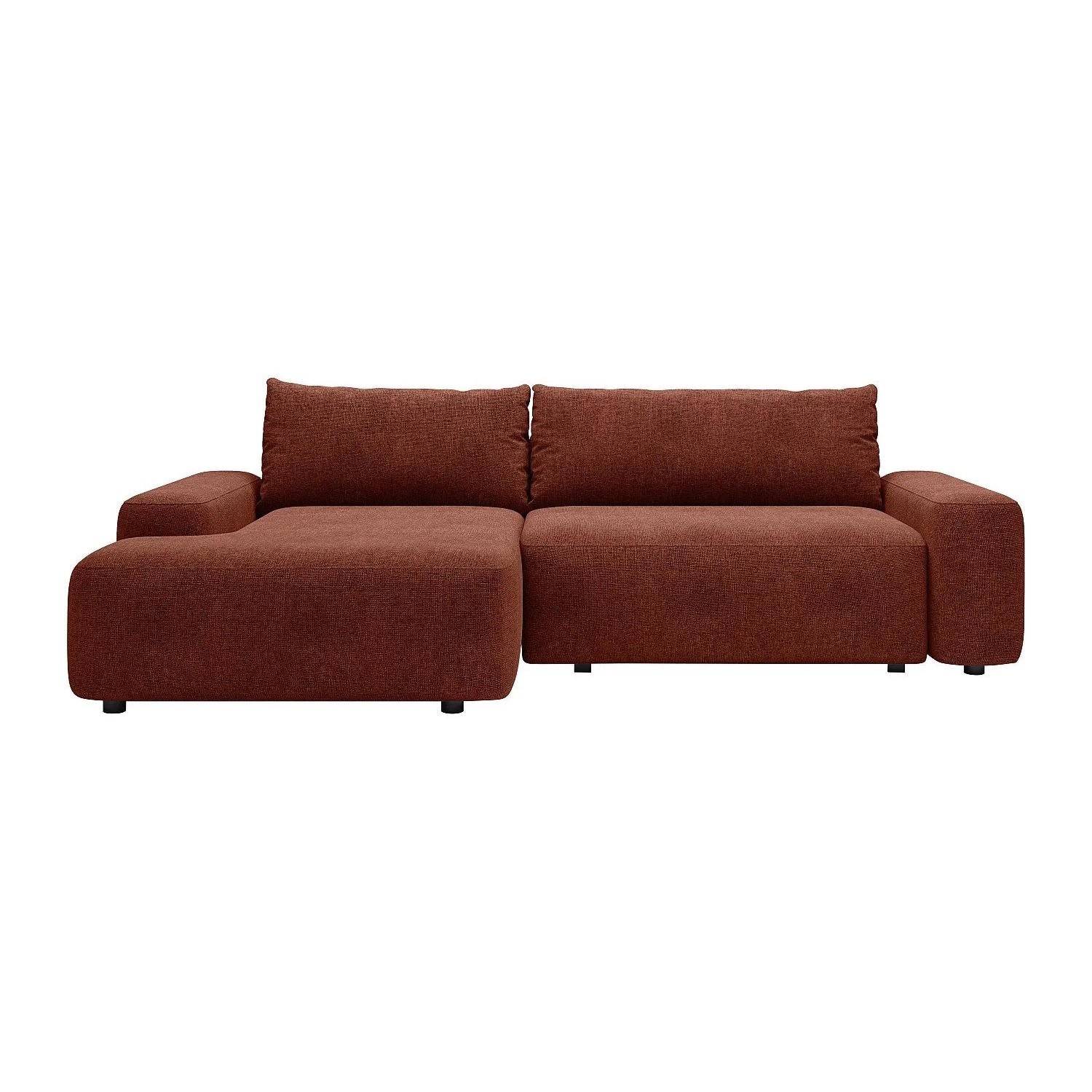 Vente-unique Schlafsofa Daviso Terracotta 264 cm