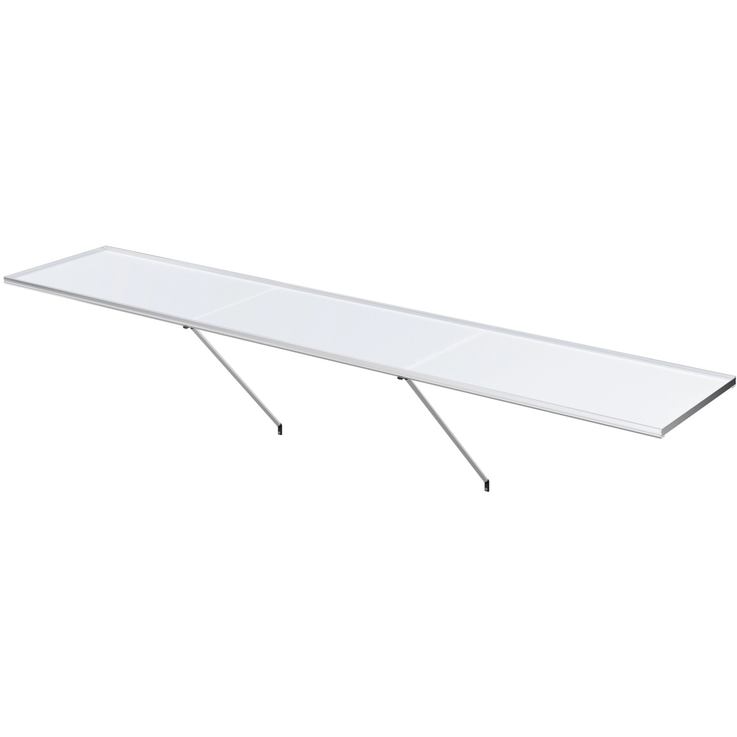 KGT Tischgestell Linea I Alu blank Tiefe 63,5 cm