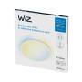 Verpackung der WiZ LED-Deckenleuchte SuperSlim, 3800 lm, tunable white, Ø 55 cm.