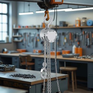 Wiltec Alu Kettenzug bis 250kg, Handkettenzug mit 3m Hubhöhe, Tragmittel Hebezeug.