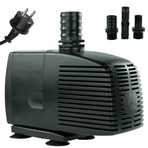Kerry Electronics Teichpumpe 230 V 3.000 l/h 60 W 10 m Kabel 2,8 m Förderhöhe Leise Wasserpumpe Aquariumpumpe & Springbrunnen-Pumpe