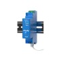 Blaues Shelly Pro 1 Relaismodul für Hausautomation mit LAN, WLAN & Bluetooth Konnektivität.