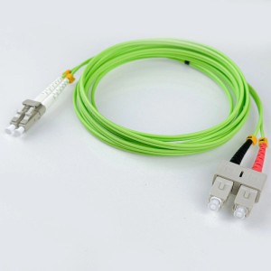 hb-digital LWL Patchkabel LC-SC OM5 Duplex 50/125 µm UPC LSZH 30m