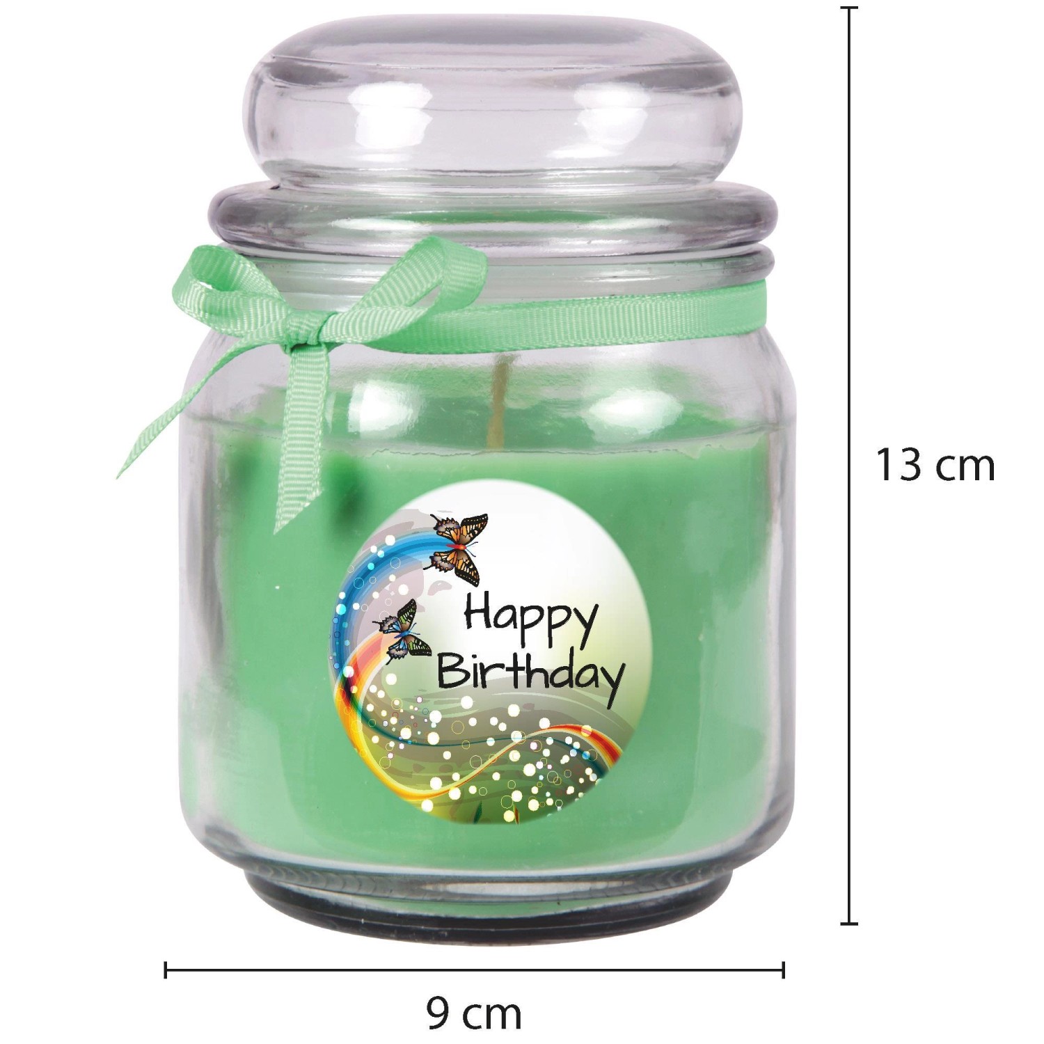 HS Candle Duftkerze Im Bonbonglas - Happy Birthday Kokos 120g, 30h Brenndauer