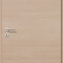 Zimmertür in Cappuccino Holznachbildung, Rechtsanschlag, mit Schloss und Bändern.