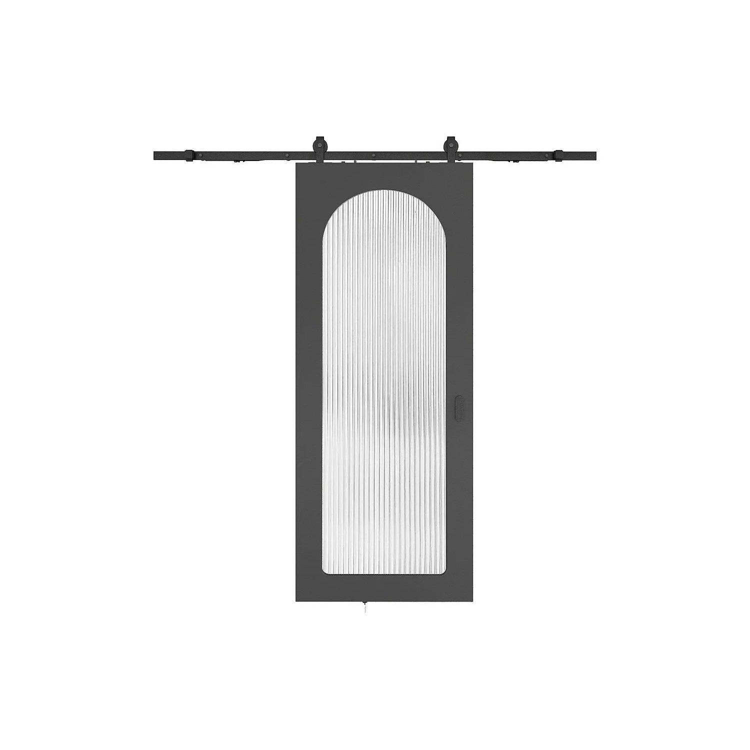 Vente-unique Schiebetür Odeza Schwarz 93 cm