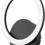 Moderne LED-Wandleuchte Parrapos-Z von Eglo in Weiß und Schwarz. Smarte Leuchte für Wohnräume.