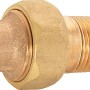 Löt-Verschraubung aus Rotguss, 12 mm x 21 mm (R 1/2) für Kupferrohre.