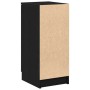 vidaXL Schuhschrank, schwarz, Eichenoptik, mit Regal, 29,5x35x70 cm. Wohnzimmerschrank.