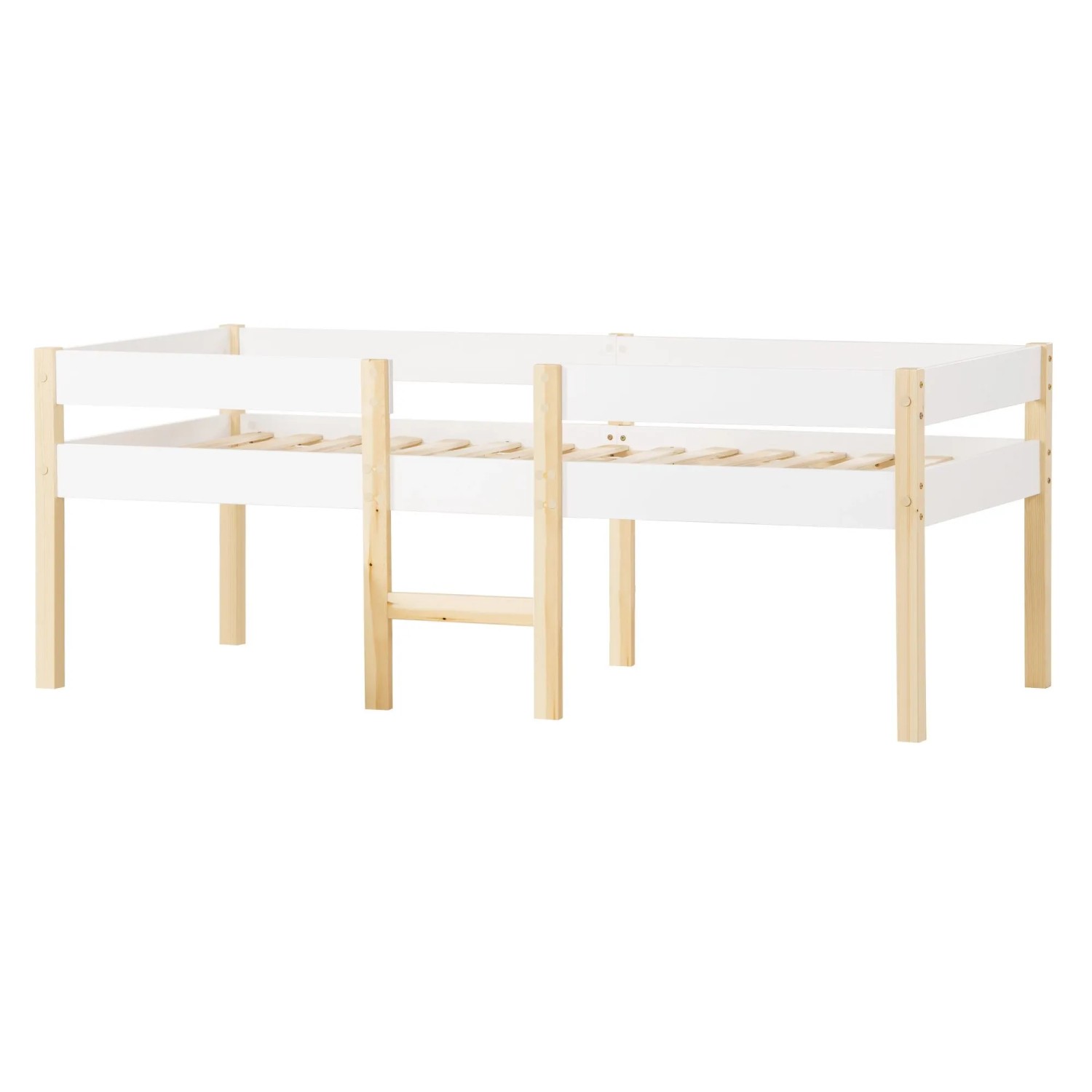Okwish Kinderbett 90×190 Mit Rausfallschutz Ohne Matratze