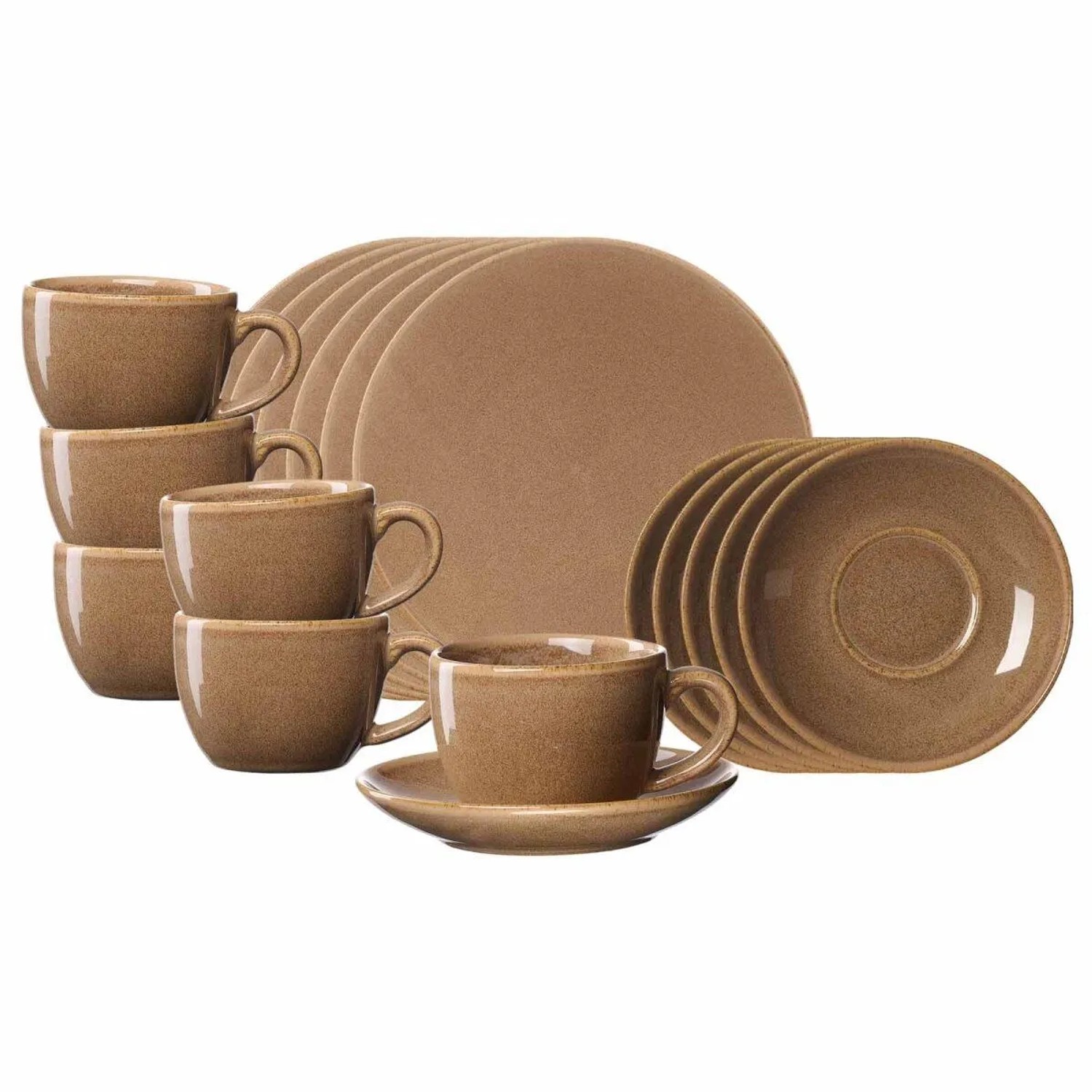 Ritzenhoff & Breker Sahara Kaffeeservice 18-teilig Hellbraun