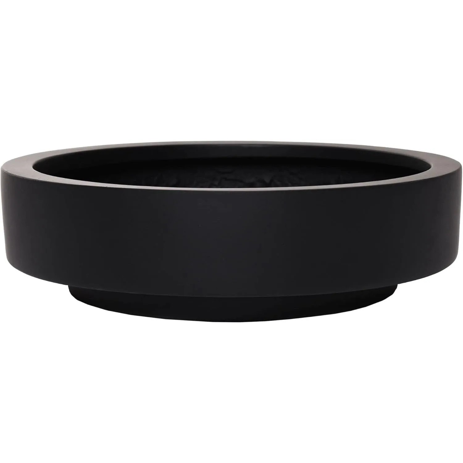 Vivanno Pflanzschale Escada Low 45 cm x 45 cm x 12 cm Anthrazit