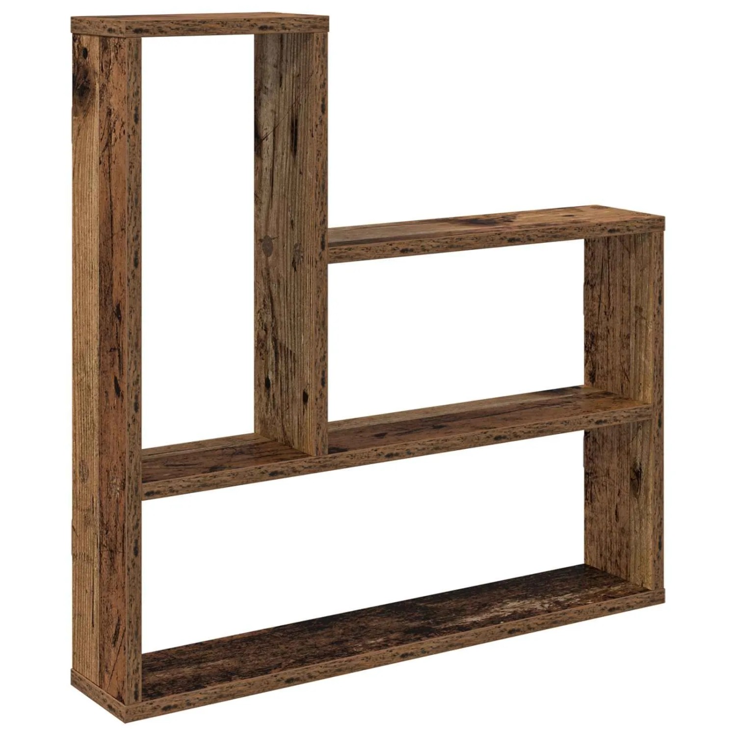 vidaXL Wandregal Altholz 60 x 11 x 60 cm Holzwerkstoff 8012170