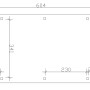 Technische Zeichnung des Skan Holz Flachdach-Einzelcarports Emsland (404 x 604 cm) mit Maßangaben.