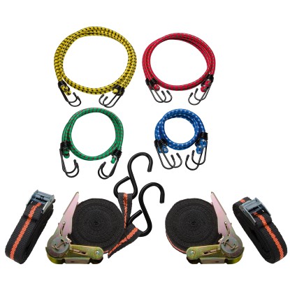 LUX-TOOLS Spanngurt-Set 12-teilig