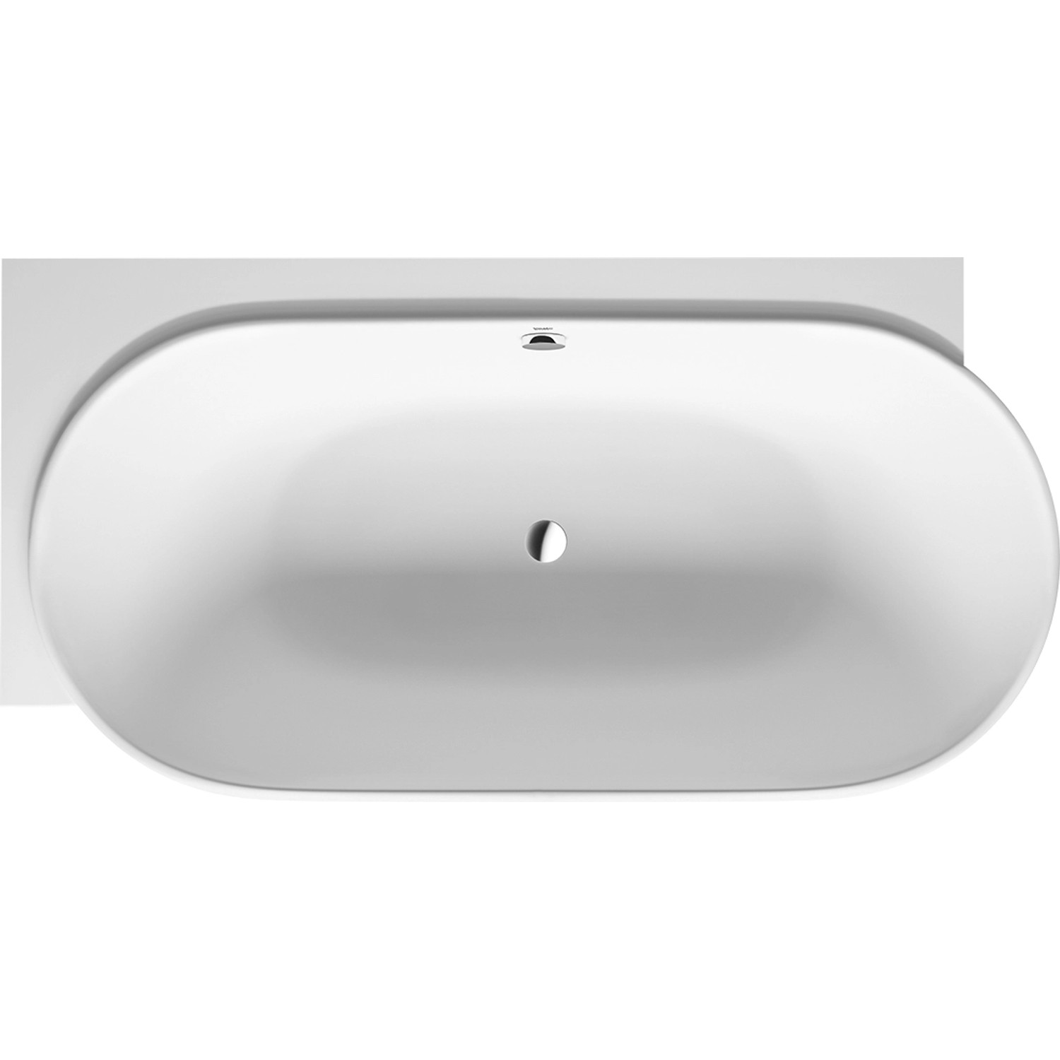 Duravit Eck-Badewanne Luv 185 cm x 95 cm Ecke links mit nahtloser Verkleidung