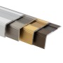 KARAT Stufenkantenprofile Glory in verschiedenen Farben (Silber, Grau, Gold, Bronze dunkel)