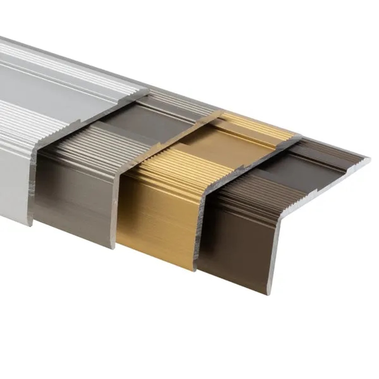 KARAT Stufenkantenprofile Glory in verschiedenen Farben (Silber, Grau, Gold, Bronze dunkel)
