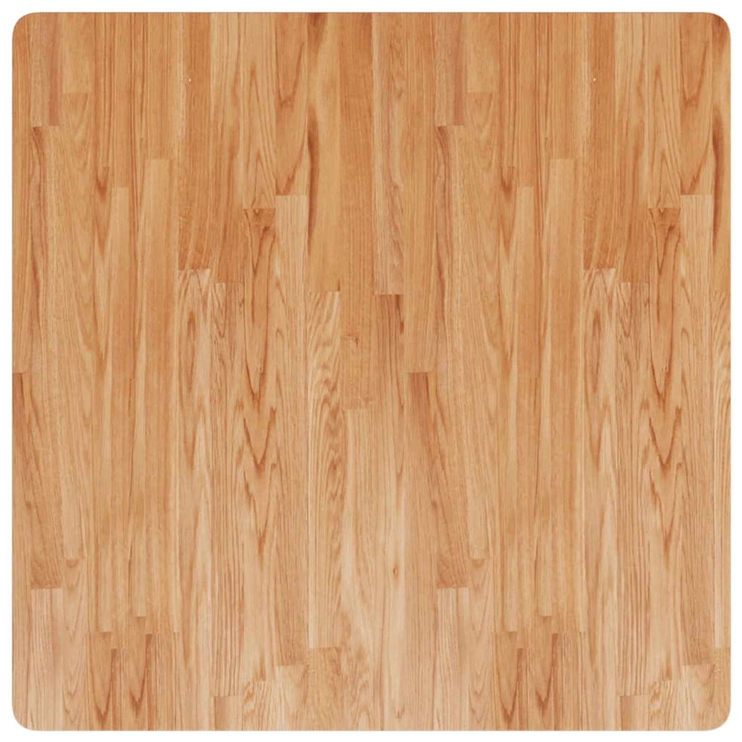 vidaXL Tischplatte Quadratisch Hellbraun 90x90x2,5cm Behandelte Eiche